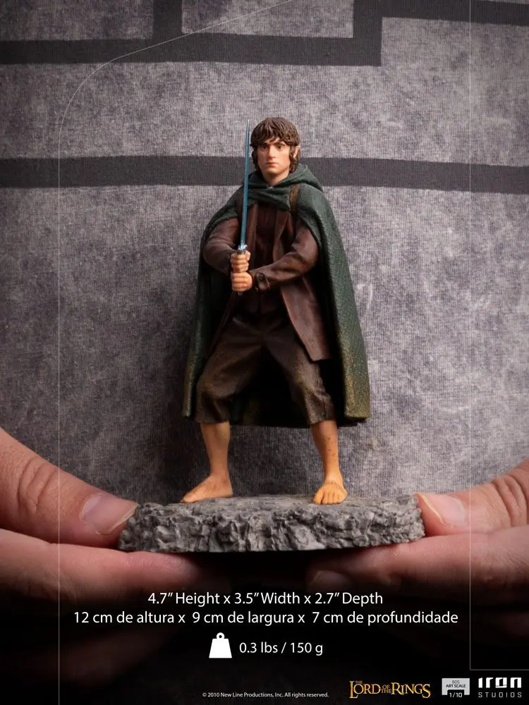 Lord Of The Rings BDS Art Scale Socha 1/10 Frodo 12 cm fotografii produktu