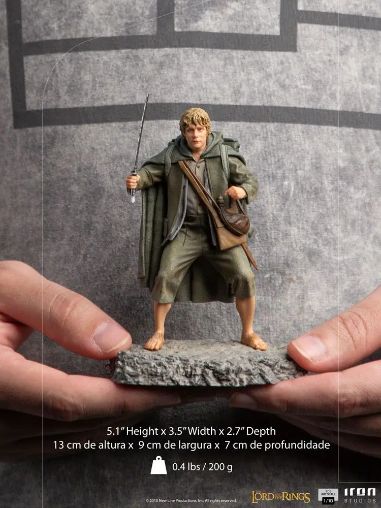 Lord Of The Rings BDS Art Scale Socha 1/10 Sam 13 cm fotografii produktu