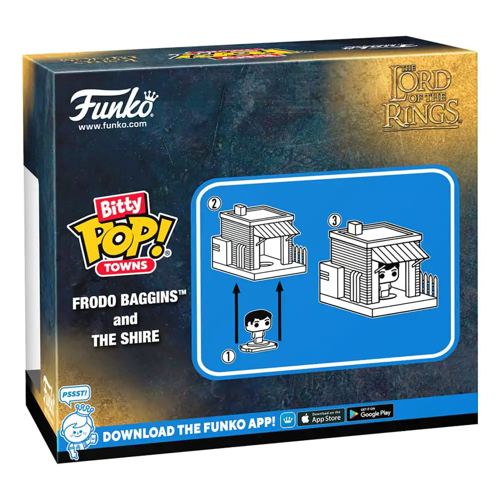 Pán prstenů Bitty Funko POP! Town vinylová figurka Frodo v Shire fotografii produktu