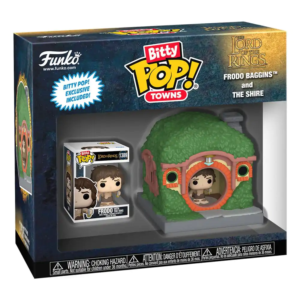 Pán prstenů Bitty Funko POP! Town vinylová figurka Frodo v Shire fotografii produktu