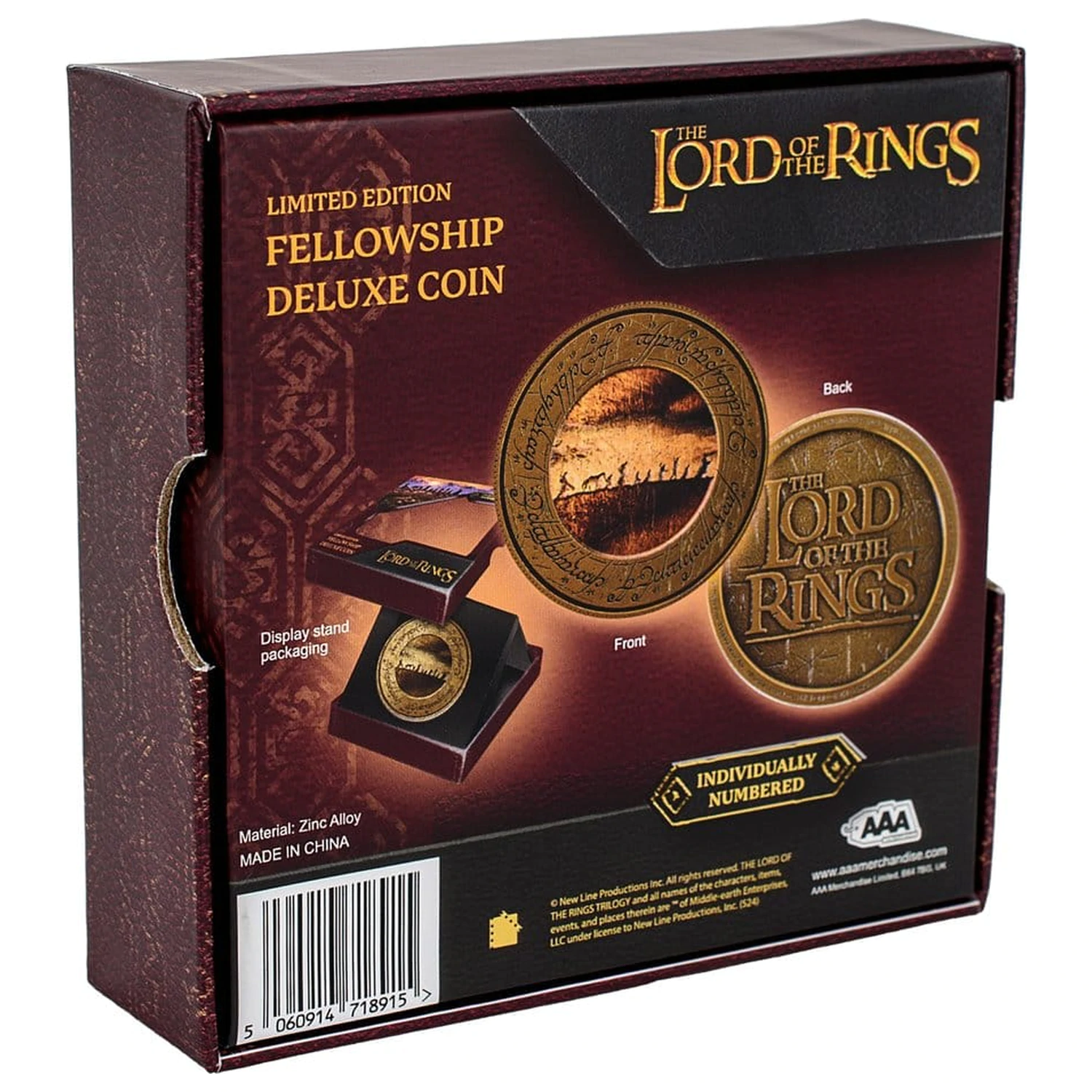 Lord of the Rings mince se stojanem The Fellowship fotografii produktu