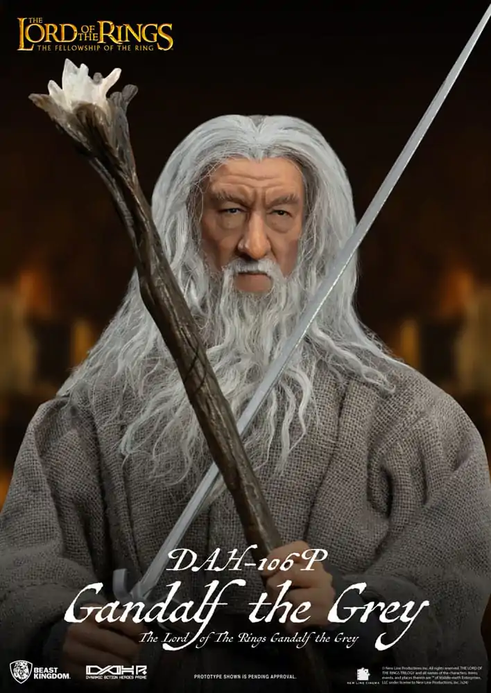 Lord of the Rings Dynamic 8ction Heroes Akční figurka 1/9 Gandalf the Grey 21 cm fotografii produktu