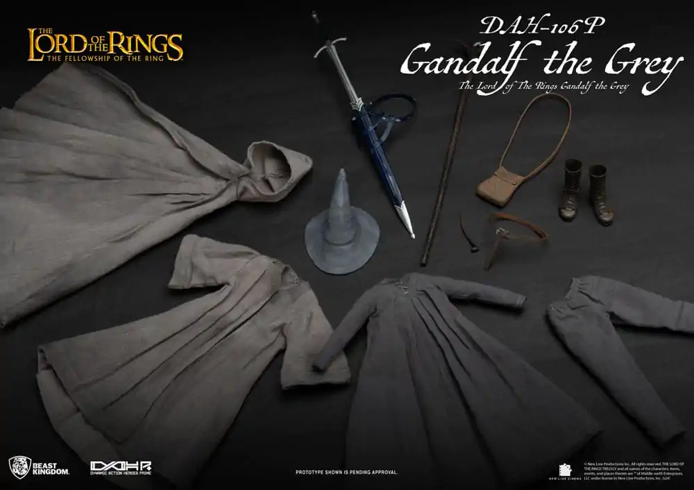 Lord of the Rings Dynamic 8ction Heroes Akční figurka 1/9 Gandalf the Grey 21 cm fotografii produktu