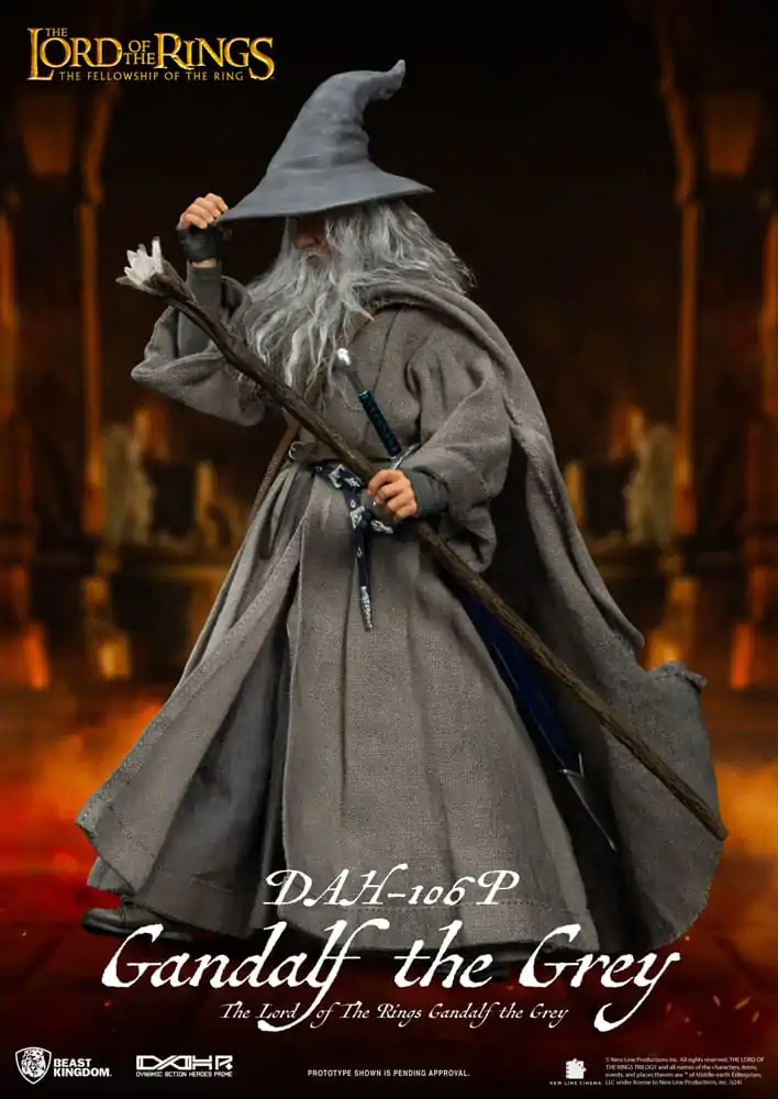 Lord of the Rings Dynamic 8ction Heroes Akční figurka 1/9 Gandalf the Grey 21 cm fotografii produktu