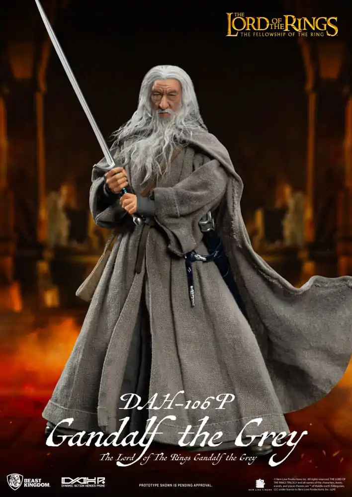 Lord of the Rings Dynamic 8ction Heroes Akční figurka 1/9 Gandalf the Grey 21 cm fotografii produktu