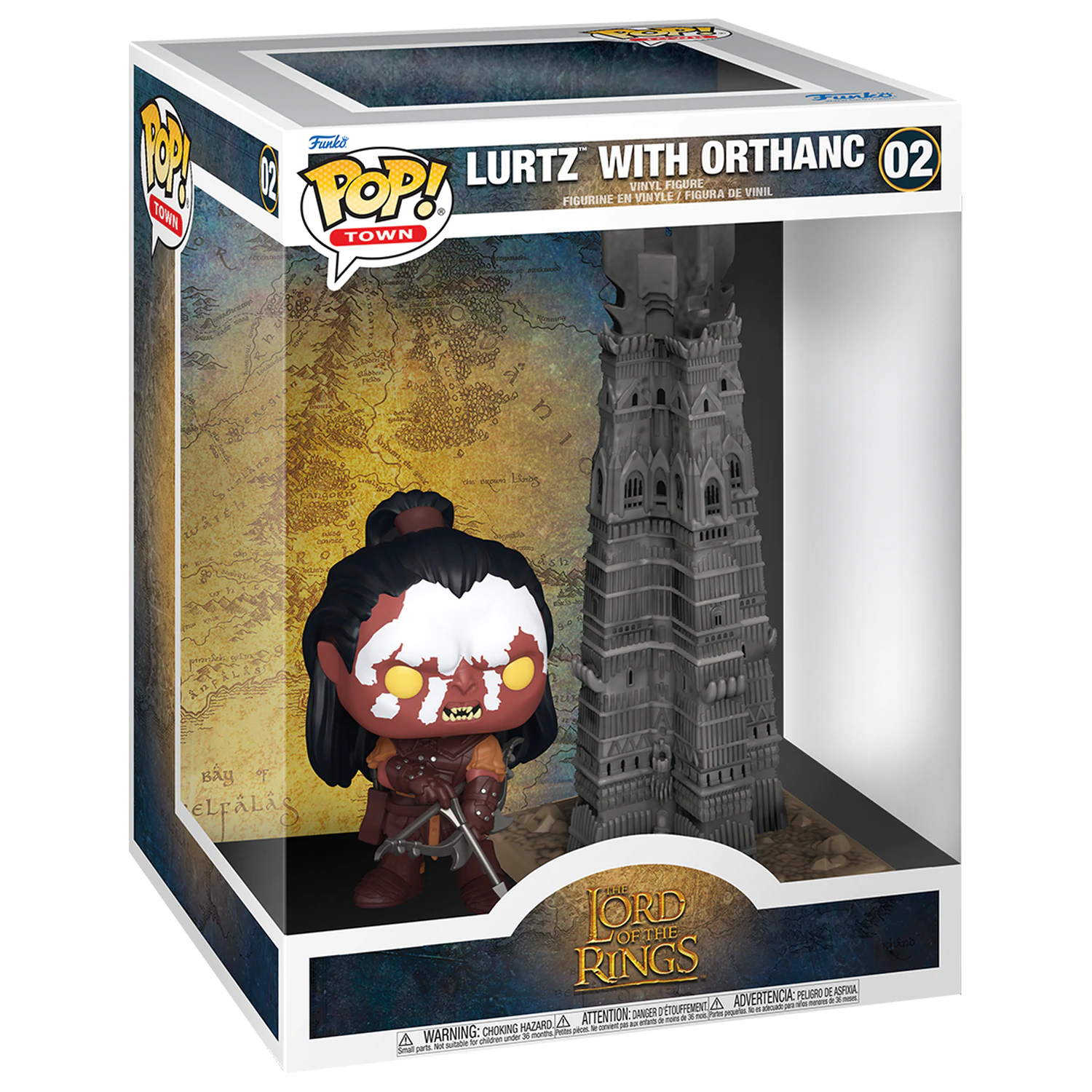 Lord of the Rings Funko POP! Town Vinyl figurka Lurtz s věží fotografii produktu