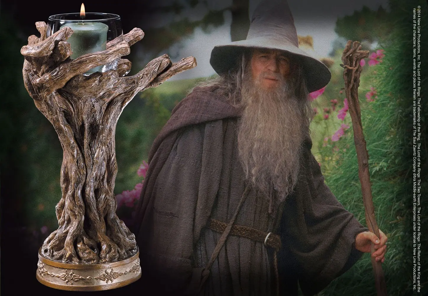 Lord of the Rings svícen Gandalf the Grey 23 cm fotografii produktu