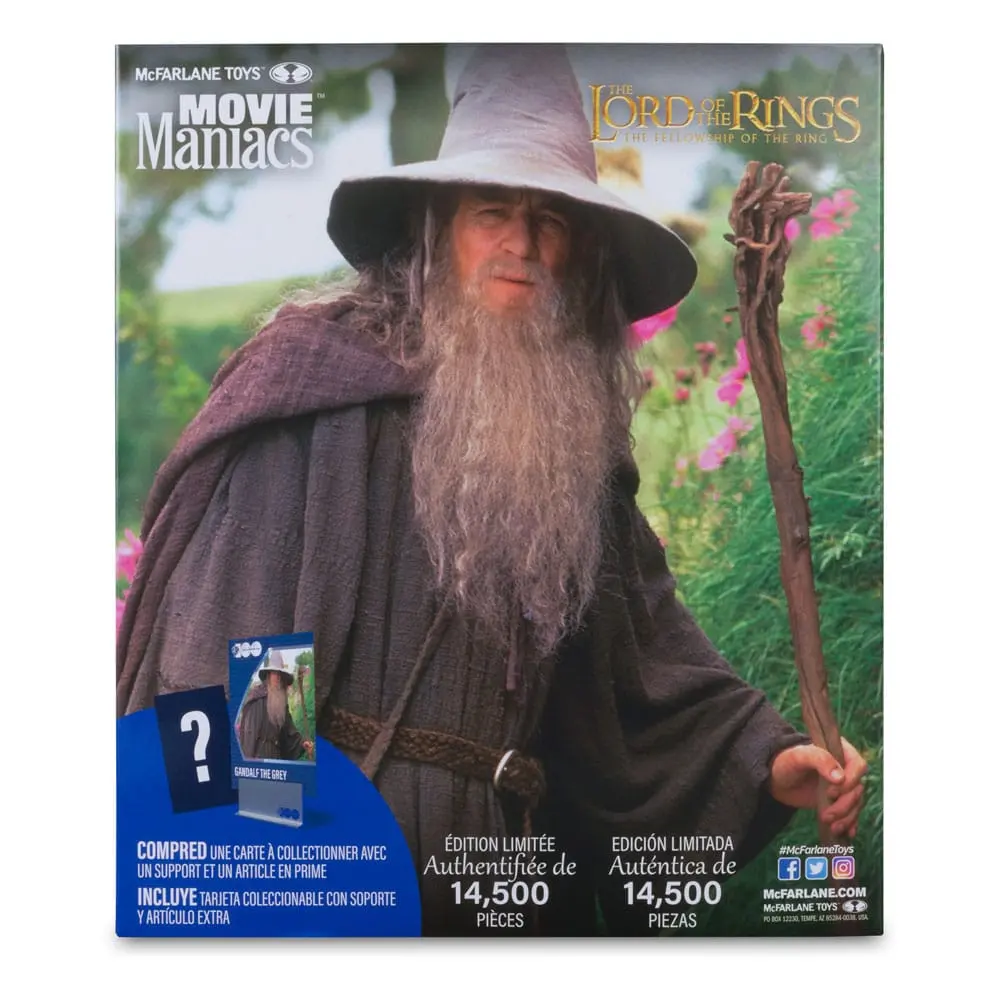 Lord of the Rings Movie Maniacs akční figurka Gandalf 18 cm fotografii produktu