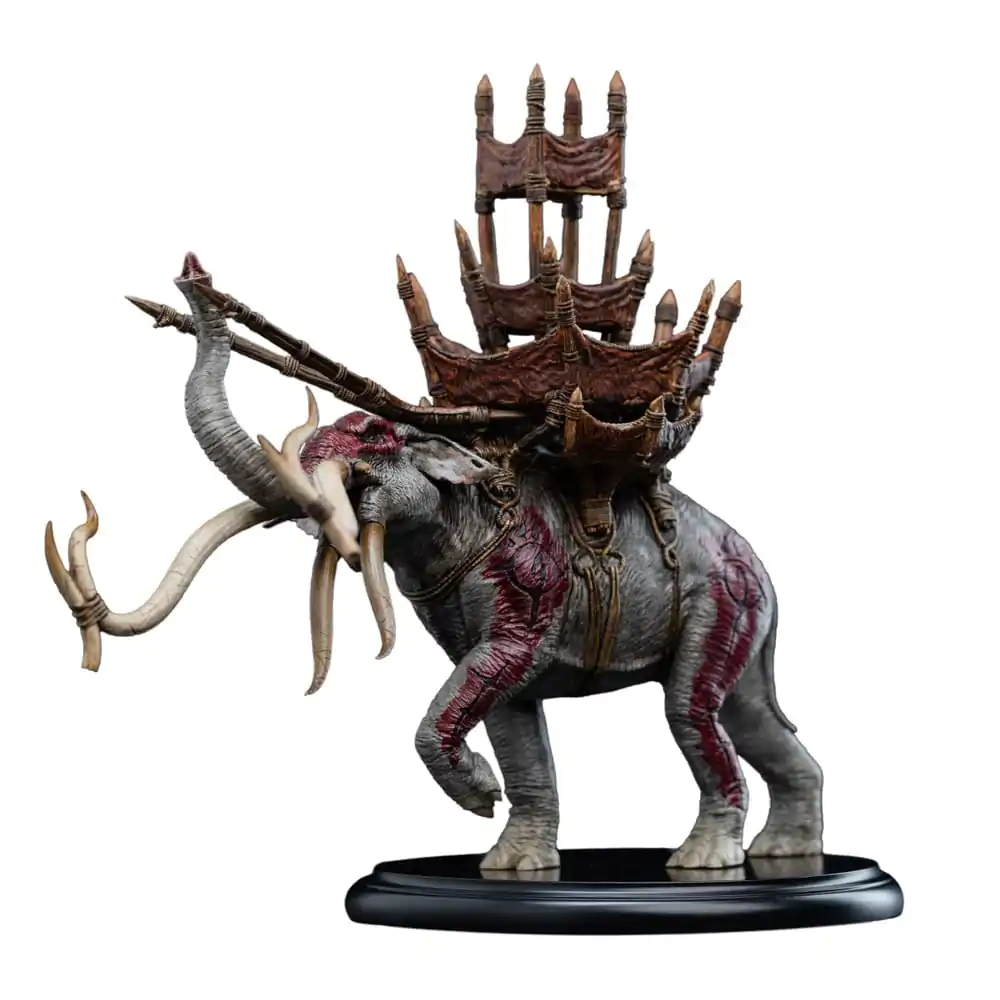 Lord of the Rings Mini Statue Mumak v bitvě 17 cm fotografii produktu