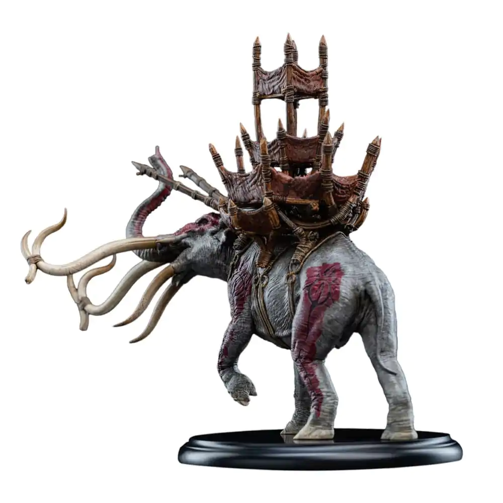 Lord of the Rings Mini Statue Mumak v bitvě 17 cm fotografii produktu