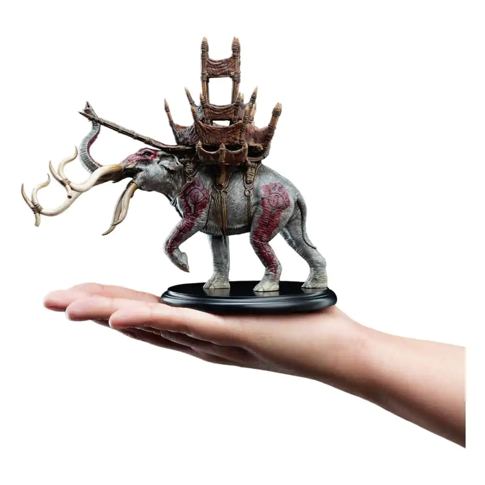 Lord of the Rings Mini Statue Mumak v bitvě 17 cm fotografii produktu