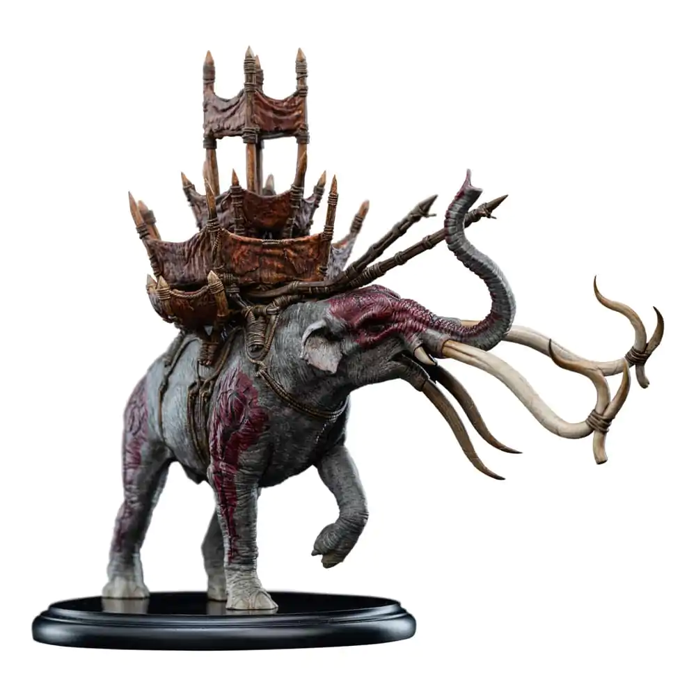 Lord of the Rings Mini Statue Mumak v bitvě 17 cm fotografii produktu