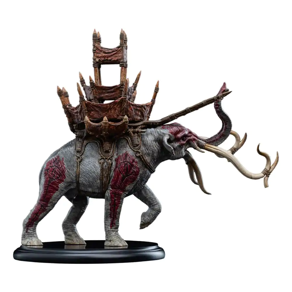 Lord of the Rings Mini Statue Mumak v bitvě 17 cm fotografii produktu