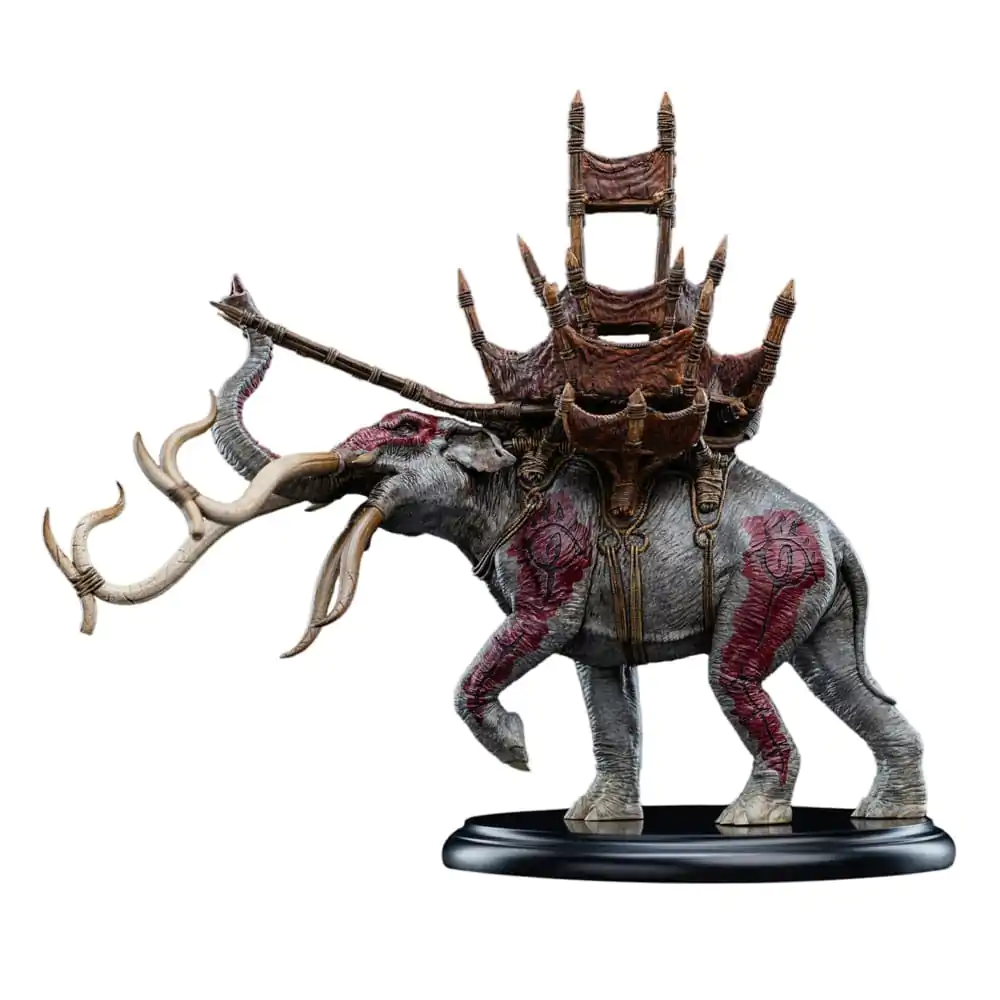 Lord of the Rings Mini Statue Mumak v bitvě 17 cm fotografii produktu