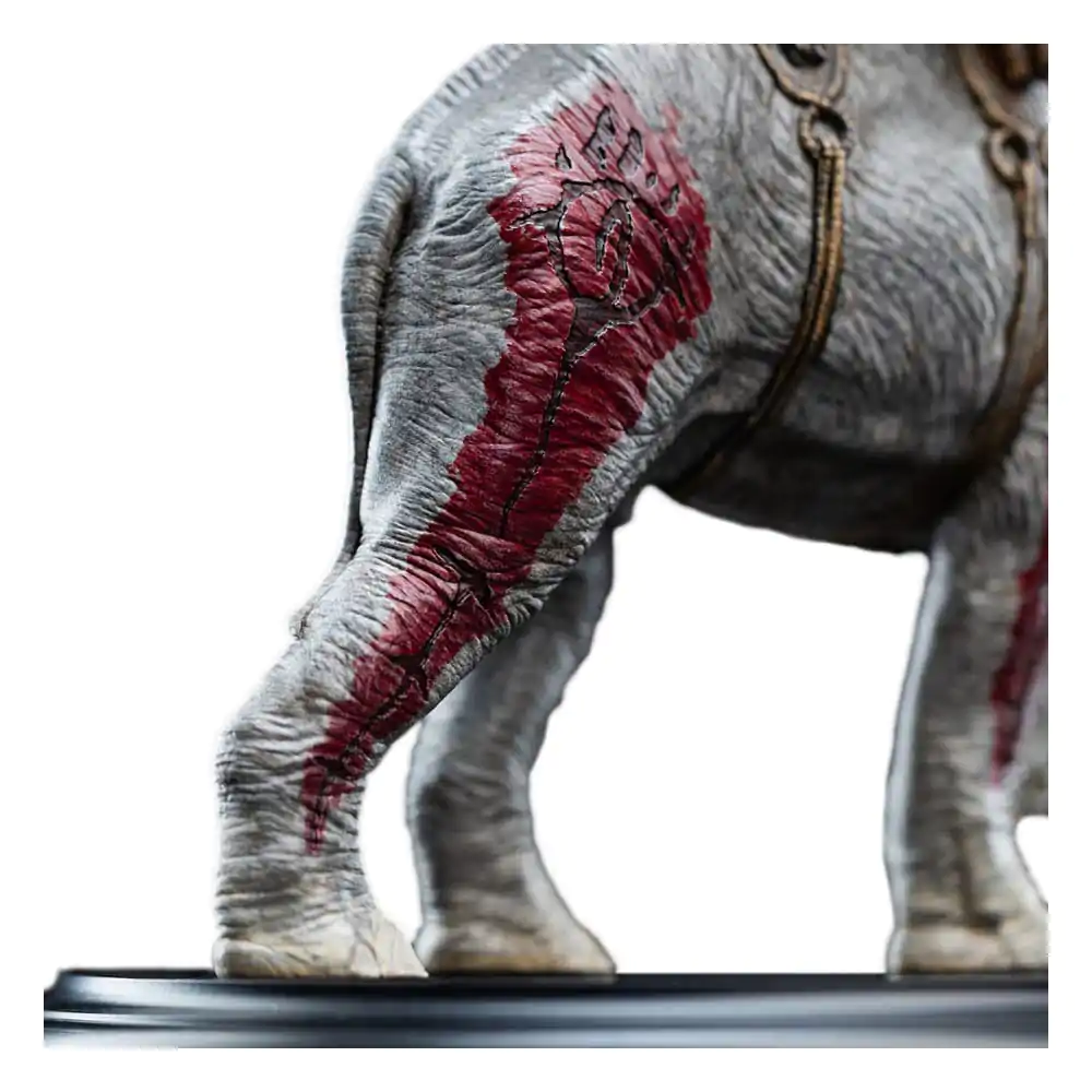 Lord of the Rings Mini Statue Mumak v bitvě 17 cm fotografii produktu