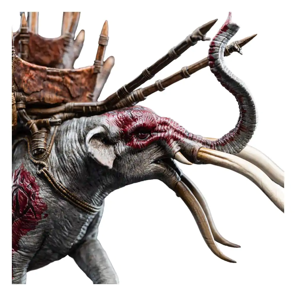 Lord of the Rings Mini Statue Mumak v bitvě 17 cm fotografii produktu