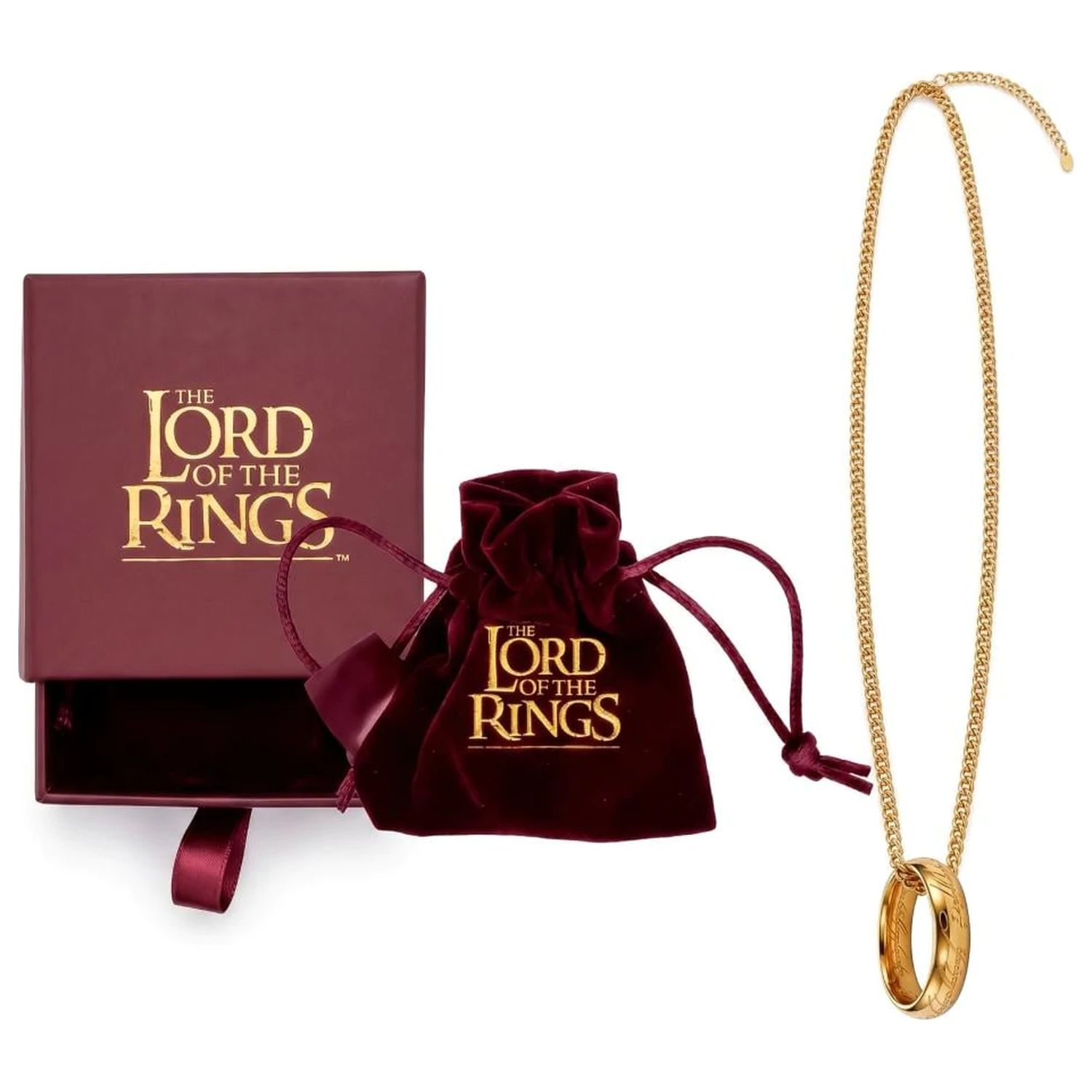 Lord of the Rings náhrdelník ve vitríně fotografii produktu
