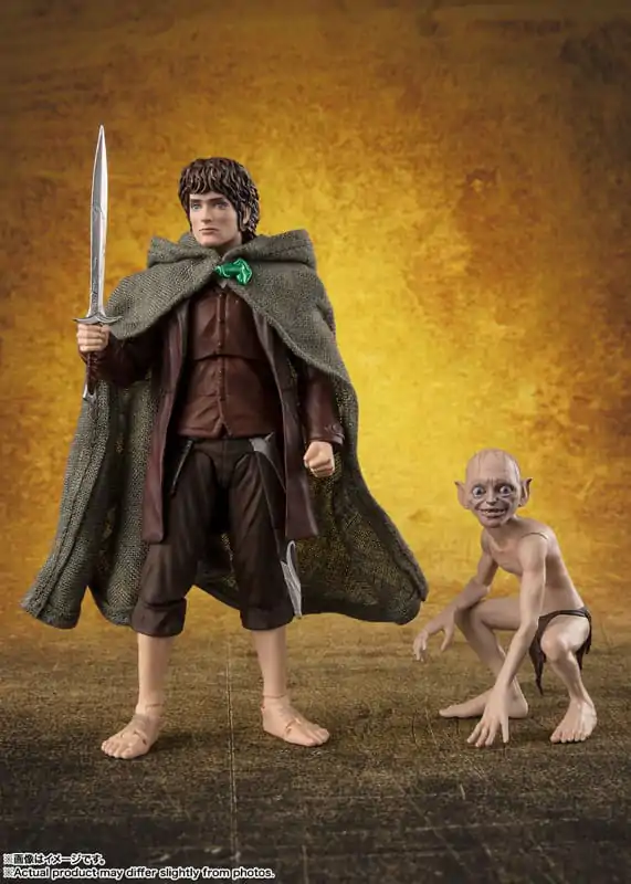 Lord of the Rings S.H. Figuarts akční figurky Frodo Baggins & Gollum fotografii produktu