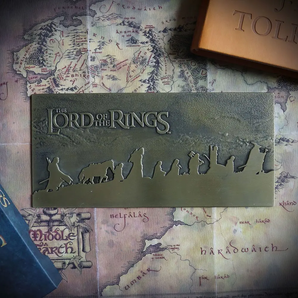 Lord of the Rings The Fellowship Plaque Limitovaná edice plakety fotografii produktu