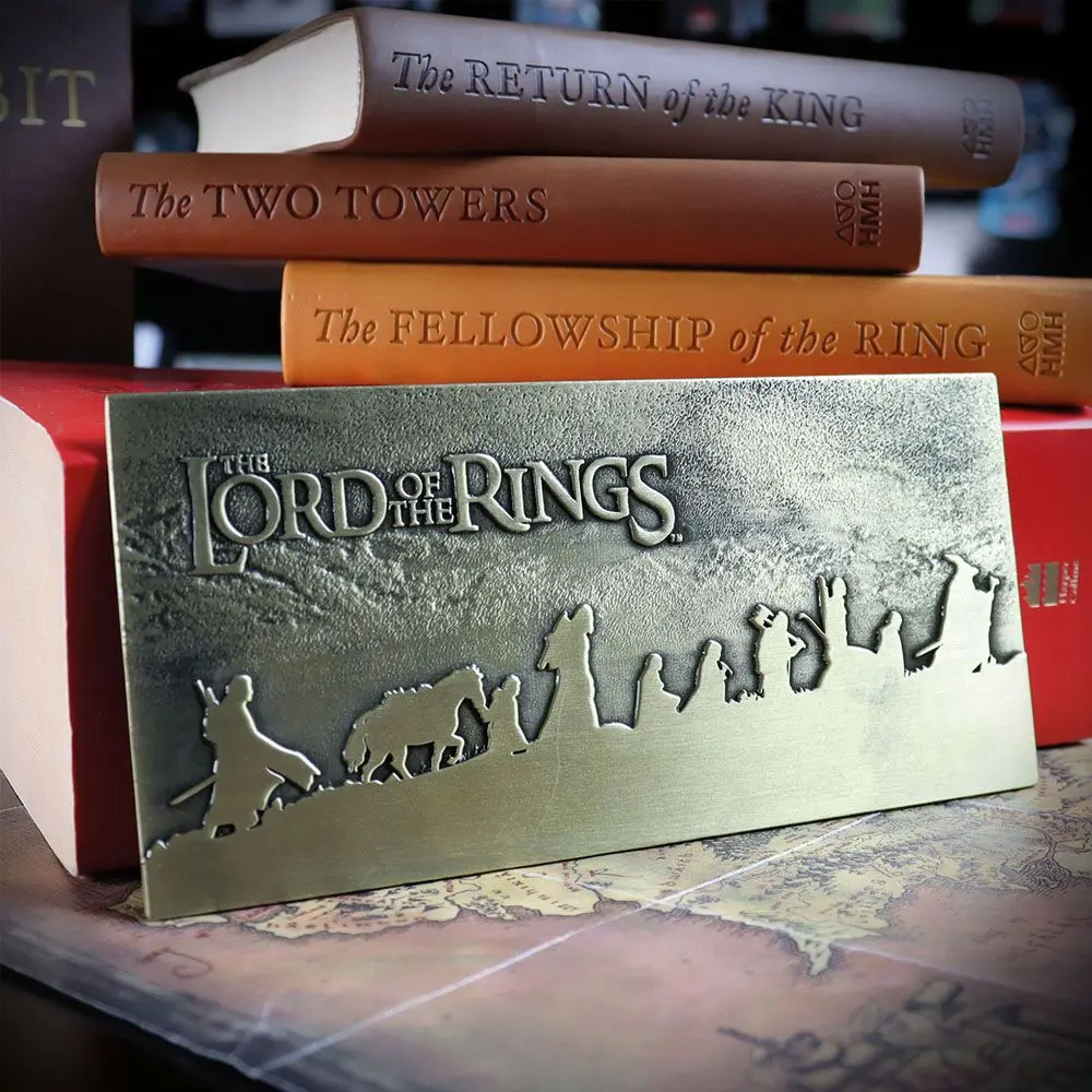 Lord of the Rings The Fellowship Plaque Limitovaná edice plakety fotografii produktu