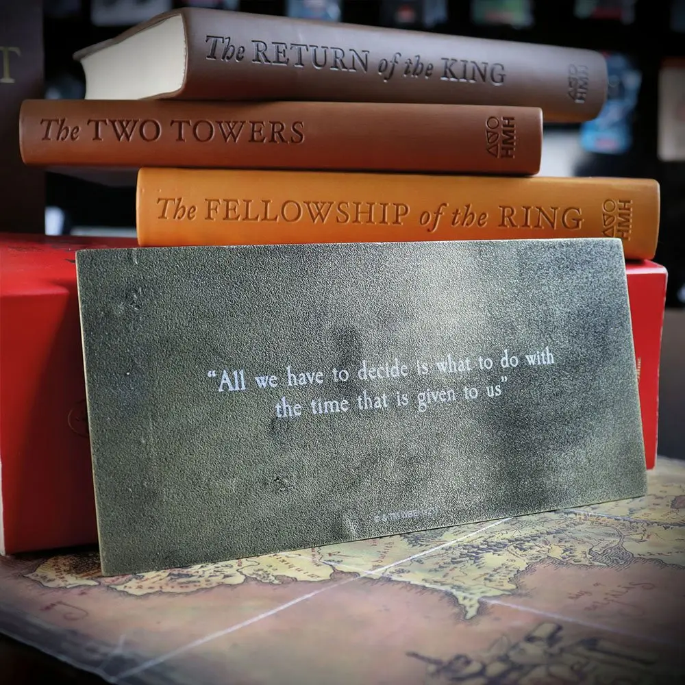 Lord of the Rings The Fellowship Plaque Limitovaná edice plakety fotografii produktu