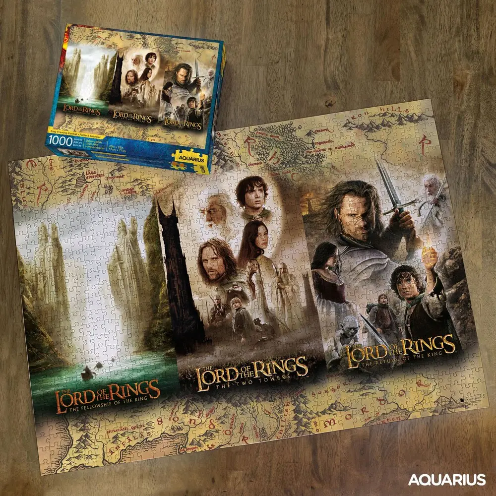 Lord of the Rings Puzzle Triptych (1000 dílků) fotografii produktu