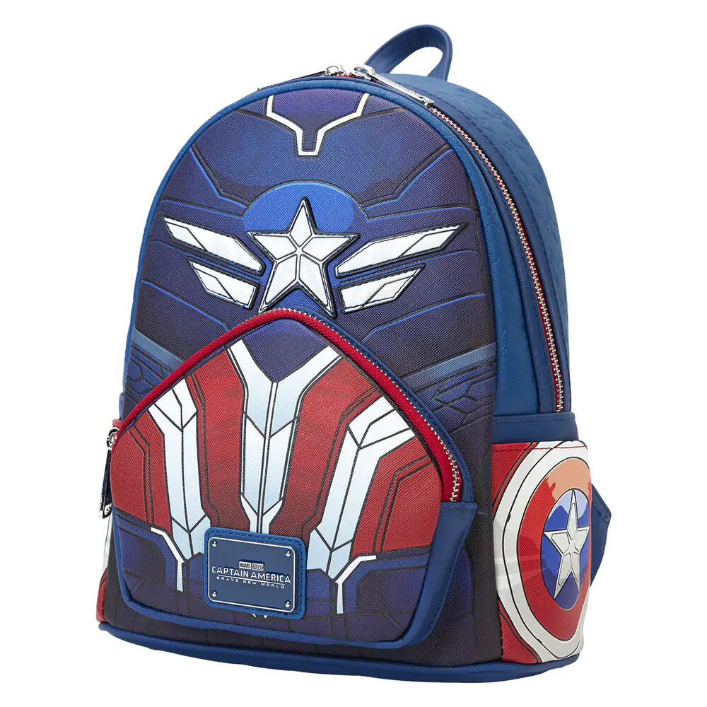 Loungefly Marvel Captain America Brave New World batoh 26 cm fotografii produktu