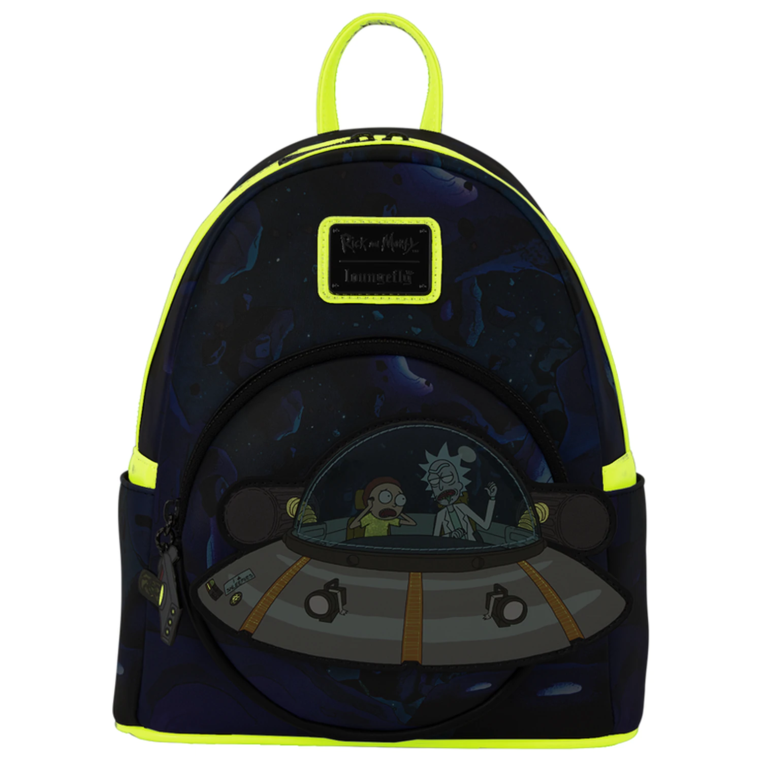 Loungefly Cartoon Network Rick and Morty Space Cruiser Loungefly batoh 26cm fotografii produktu