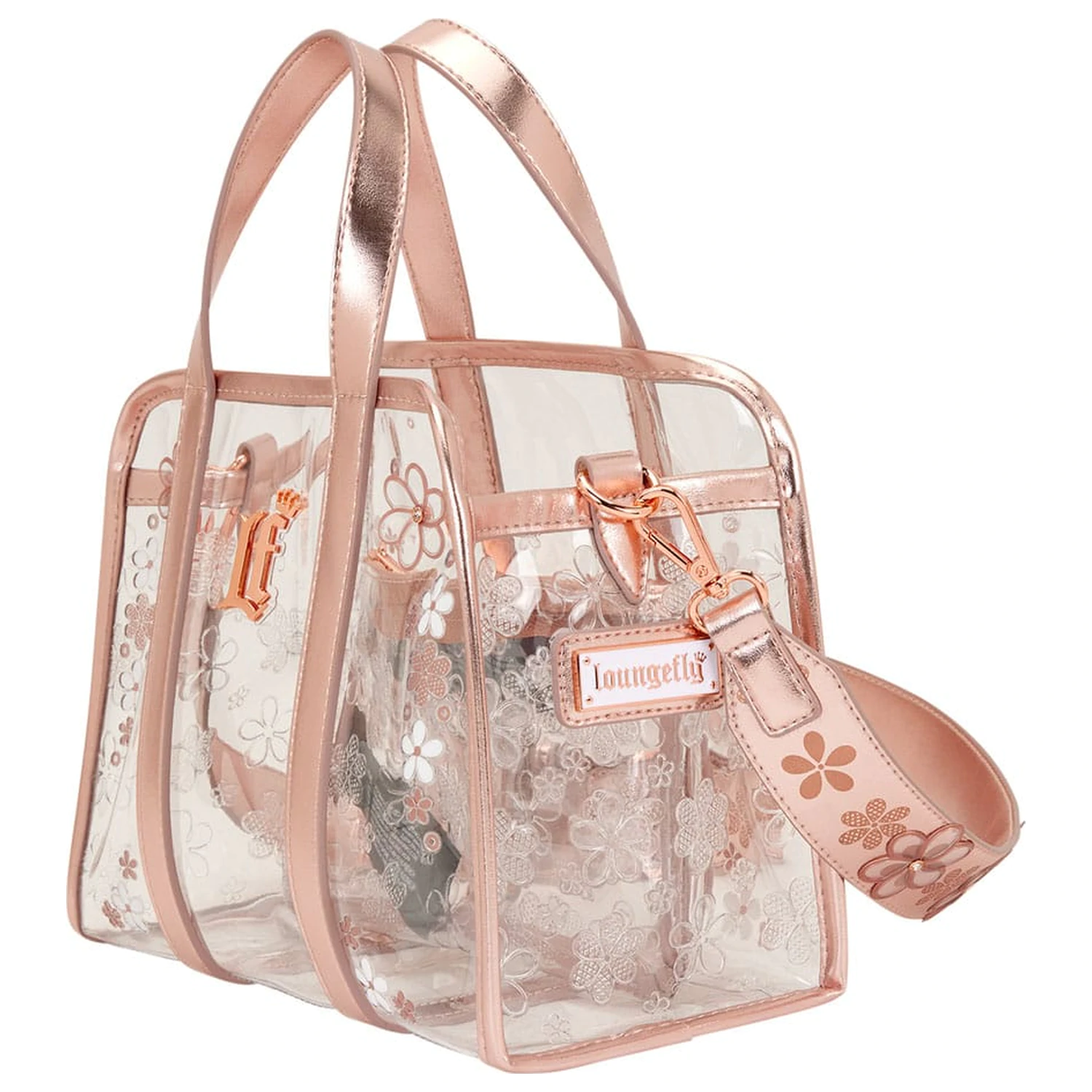 Loungefly Crossbody Bag Průhledná Květinová fotografii produktu