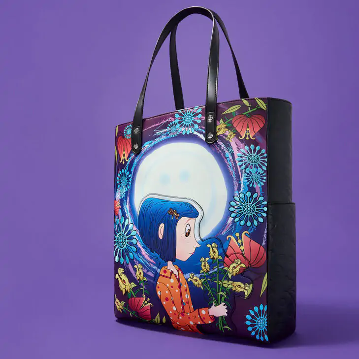 Loungefly Coraline Worlds Laika nákupní taška fotografii produktu