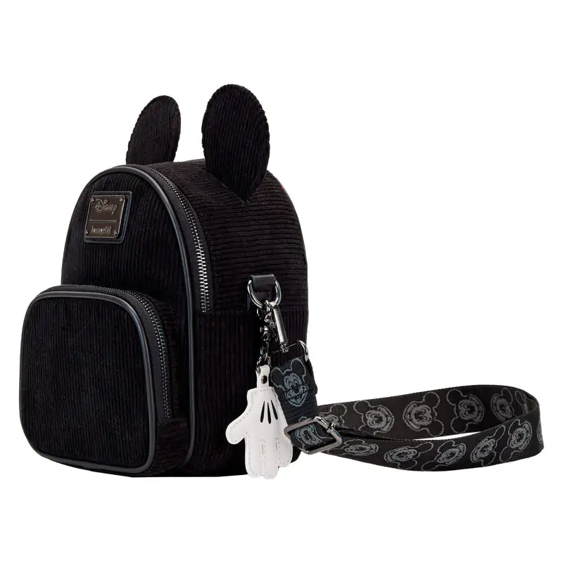Loungefly Disney 100 Mickey Mouse Classic konvertibilní mini batoh a taška přes tělo 20cm fotografii produktu