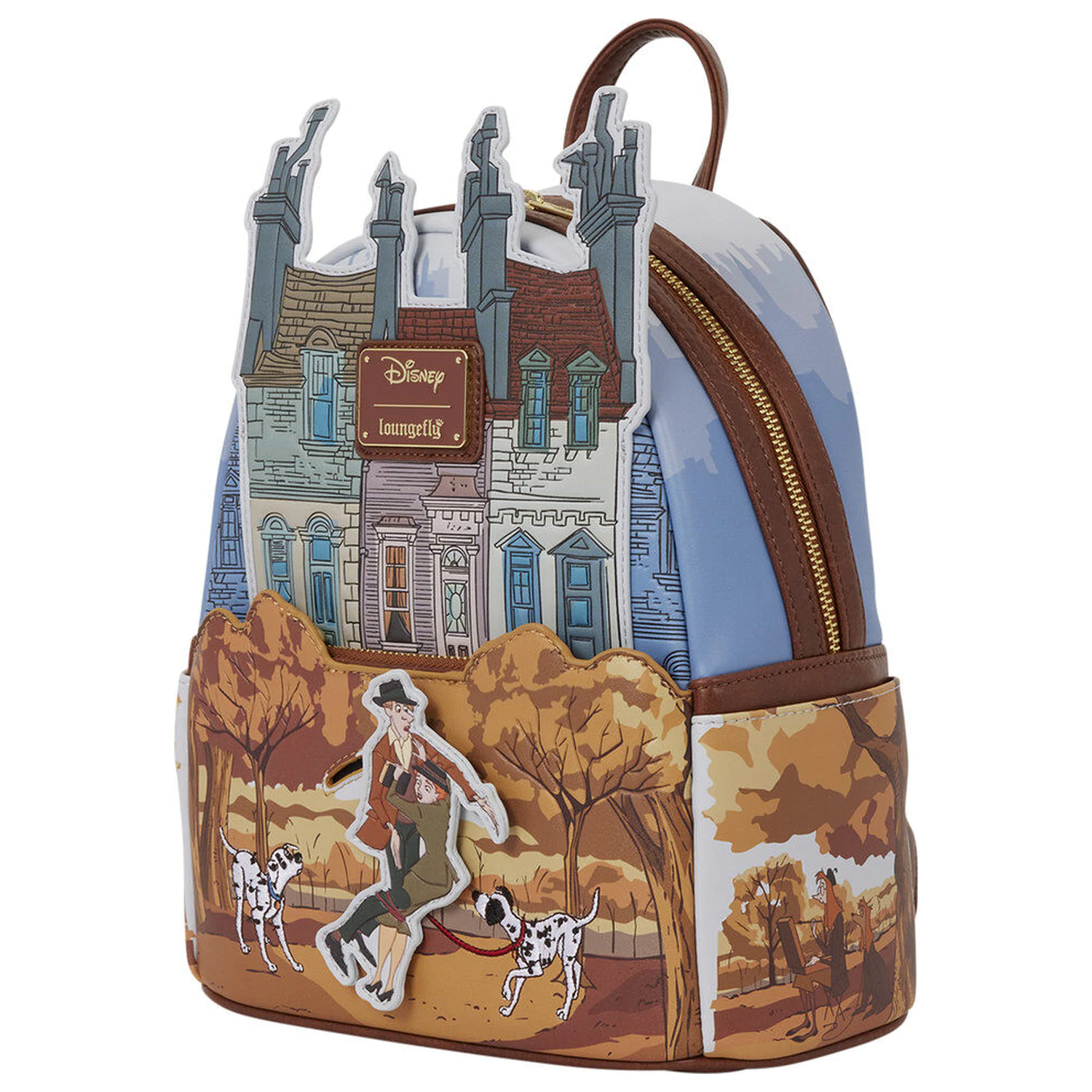 Loungefly Disney 101 Dalmatians Roger & Anita batoh 26cm fotografii produktu