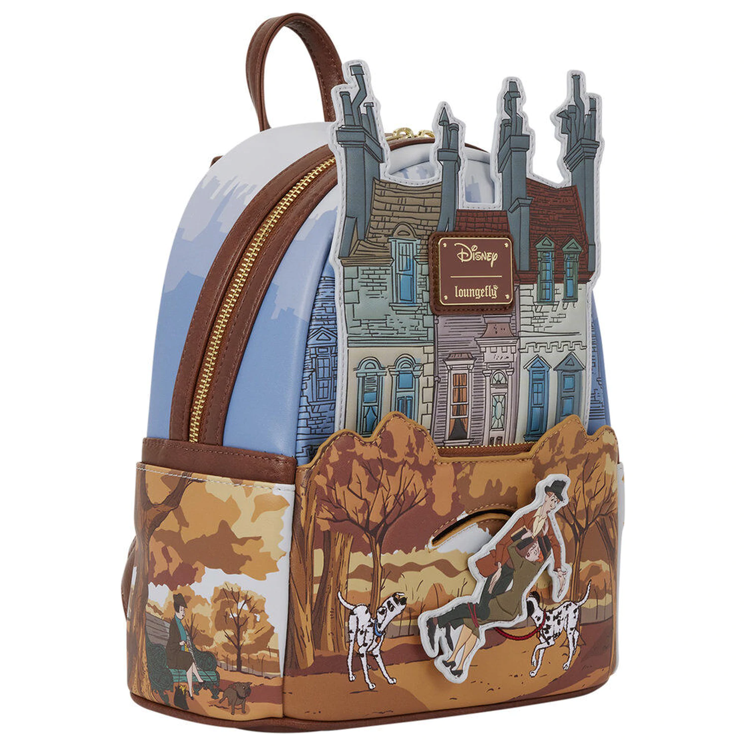 Loungefly Disney 101 Dalmatians Roger & Anita batoh 26cm fotografii produktu
