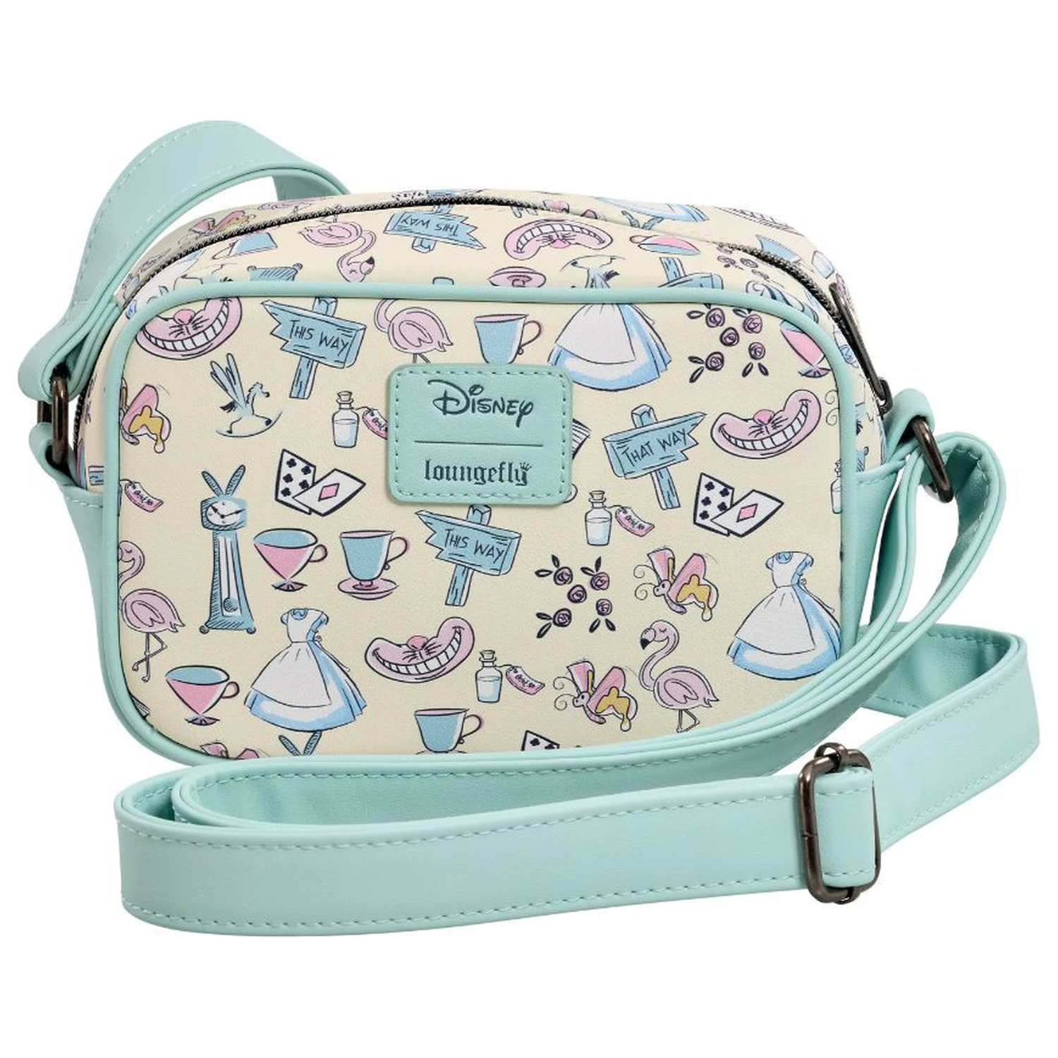 Loungefly Disney Alice In Wonderland Floral Scene kabelka přes rameno fotografii produktu