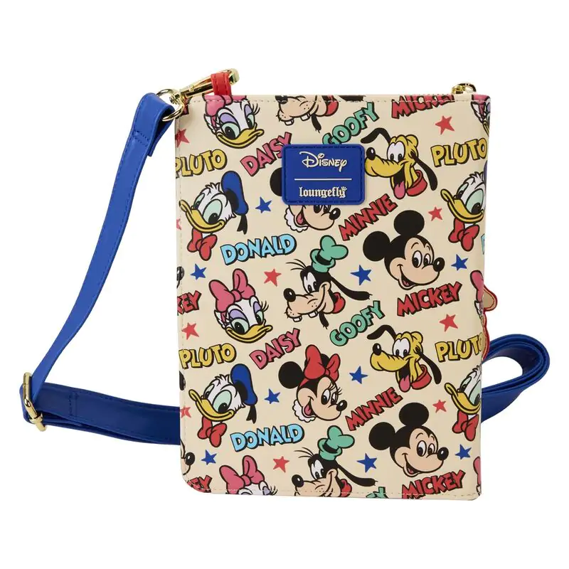 Loungefly Disney Classic Mickey and Friends crossbody notebook fotografii produktu