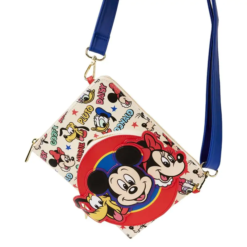 Loungefly Disney Classic Mickey and Friends crossbody notebook fotografii produktu