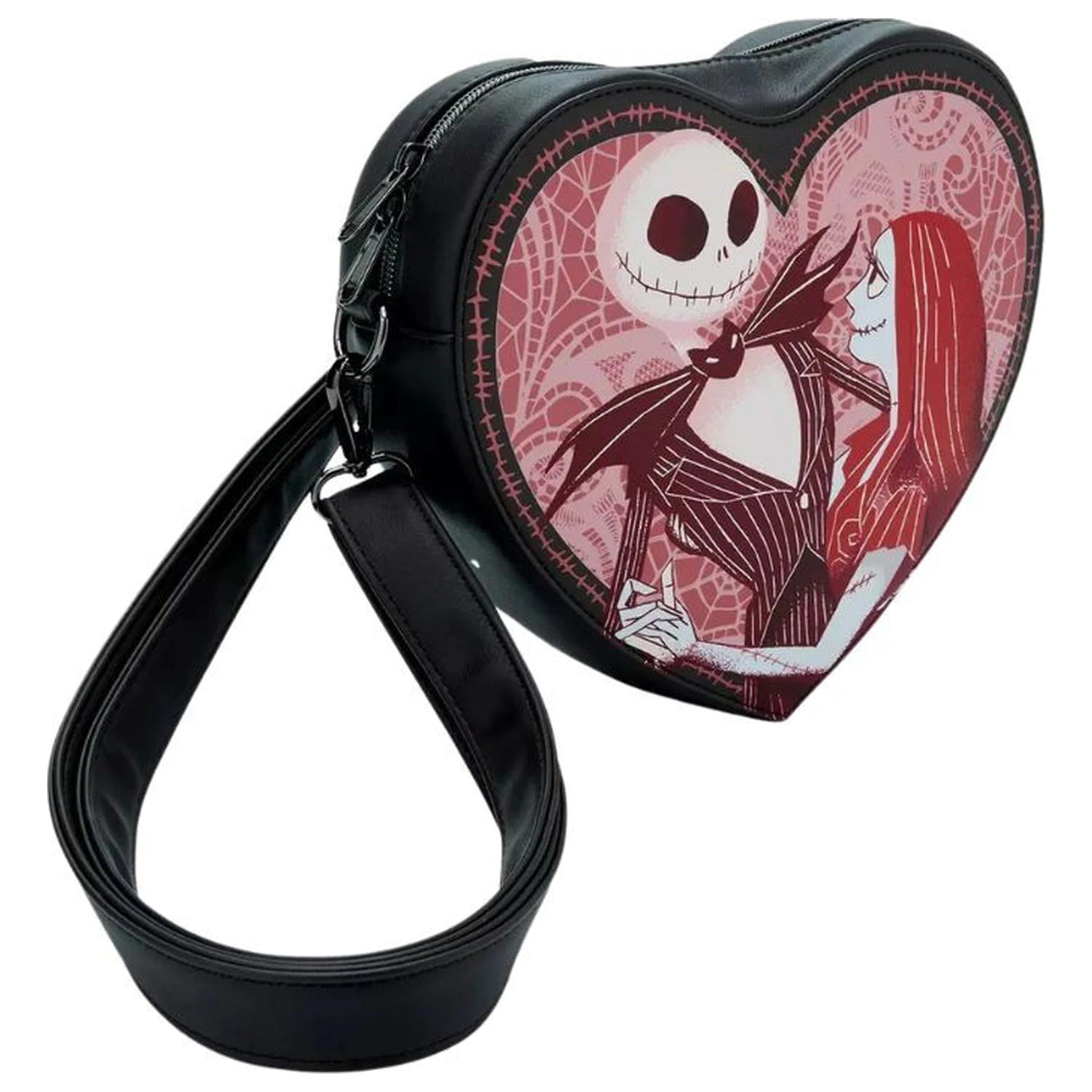Loungefly Disney Jack And Sally taška přes rameno fotografii produktu