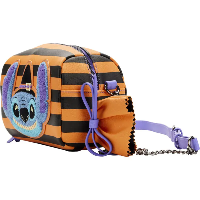 Disney by Loungefly crossbody Lilo and Stitch pruhovaná halloweenská obal na bonbóny fotografii produktu