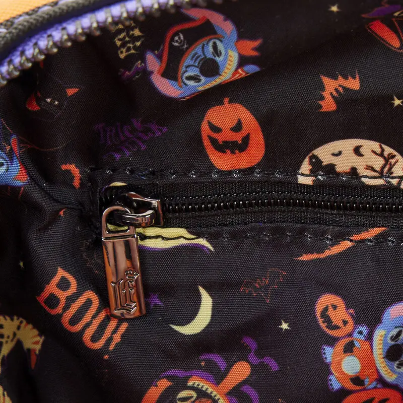 Disney by Loungefly crossbody Lilo and Stitch pruhovaná halloweenská obal na bonbóny fotografii produktu