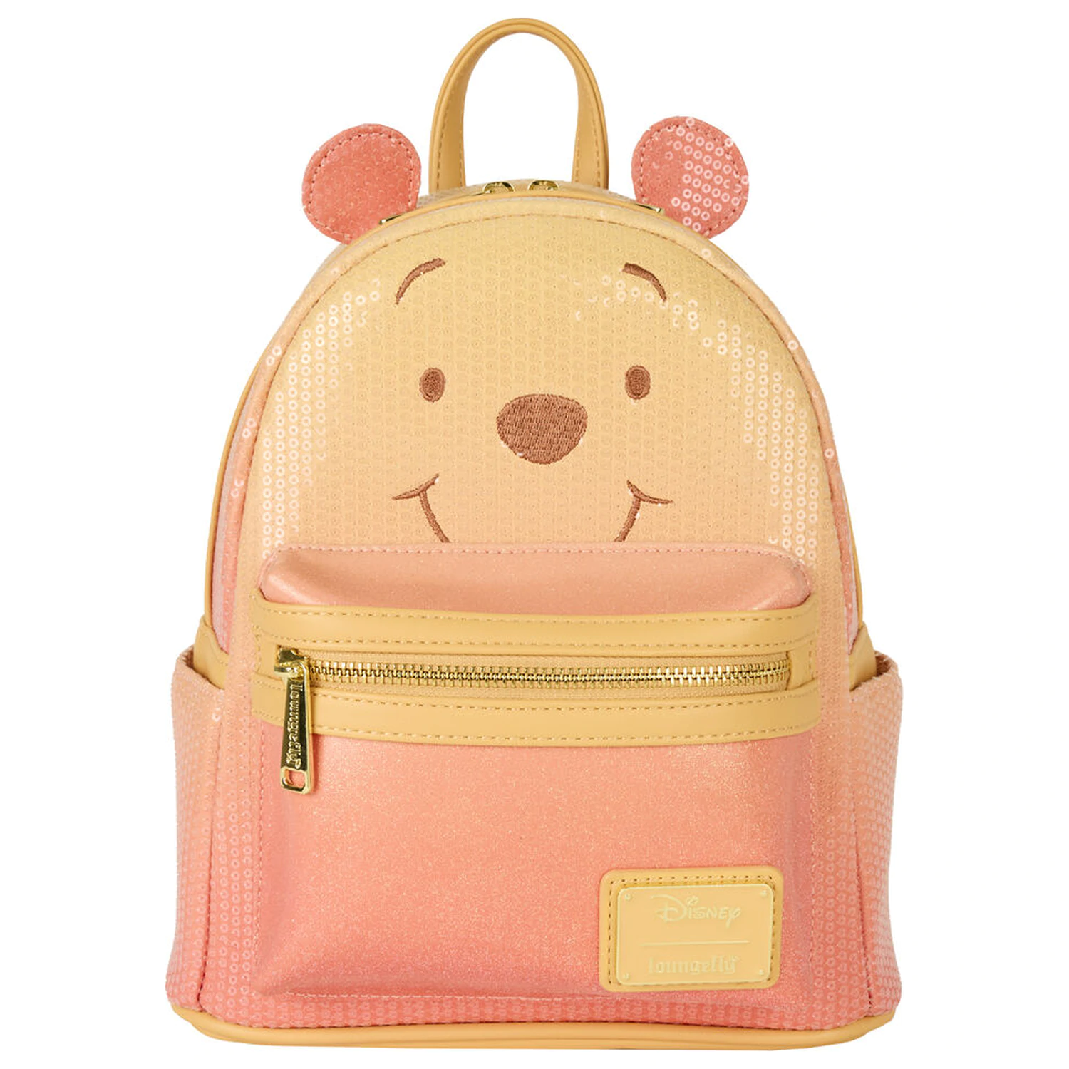 Loungefly Disney Winnie the Pooh Flitrový třpytivý batoh fotografii produktu