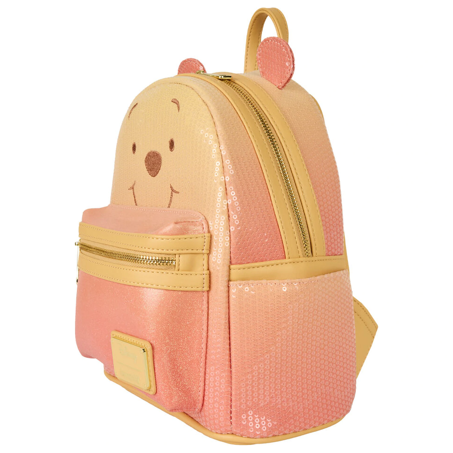 Loungefly Disney Winnie the Pooh Flitrový třpytivý batoh fotografii produktu