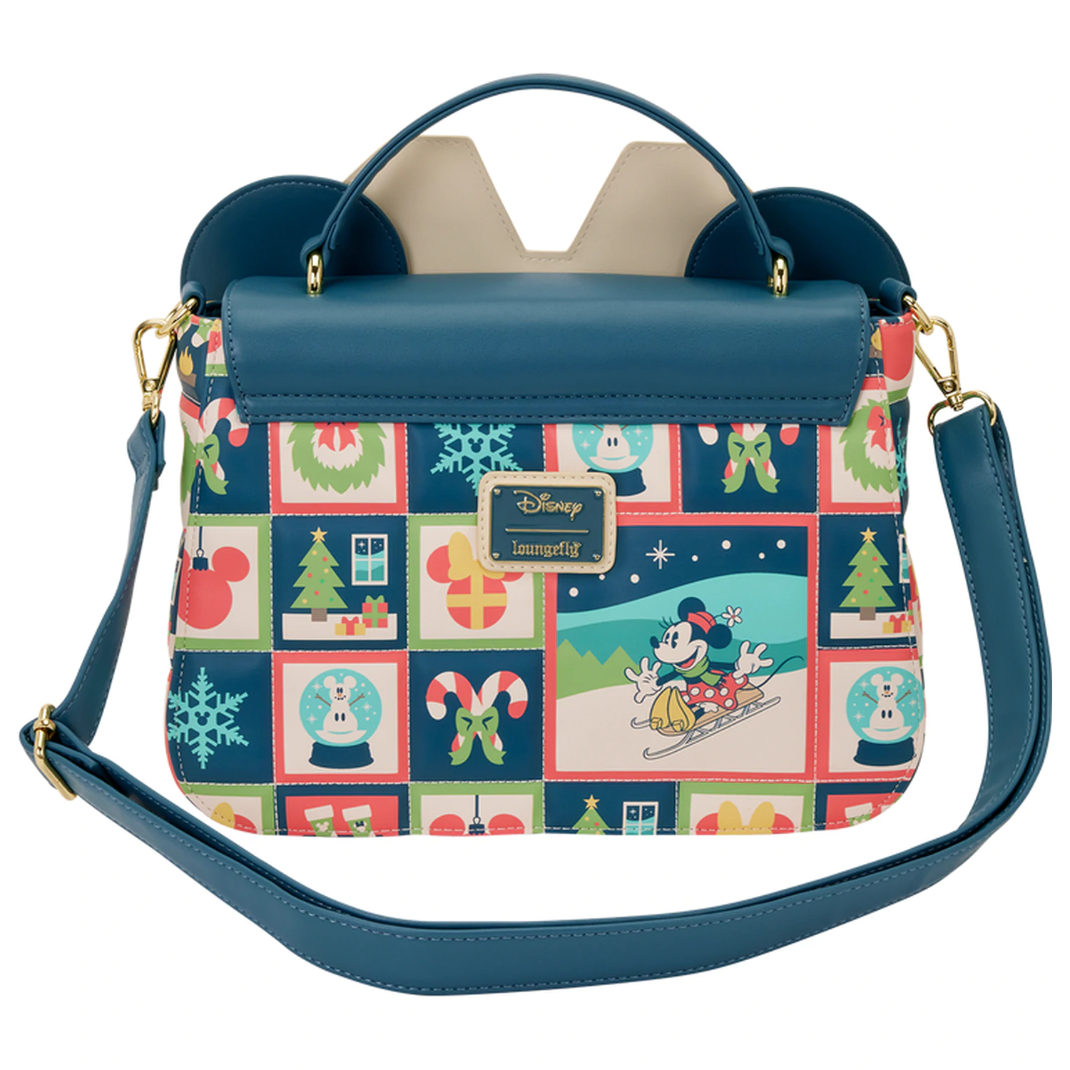 Loungefly Disney Mickey Holiday taška přes rameno fotografii produktu