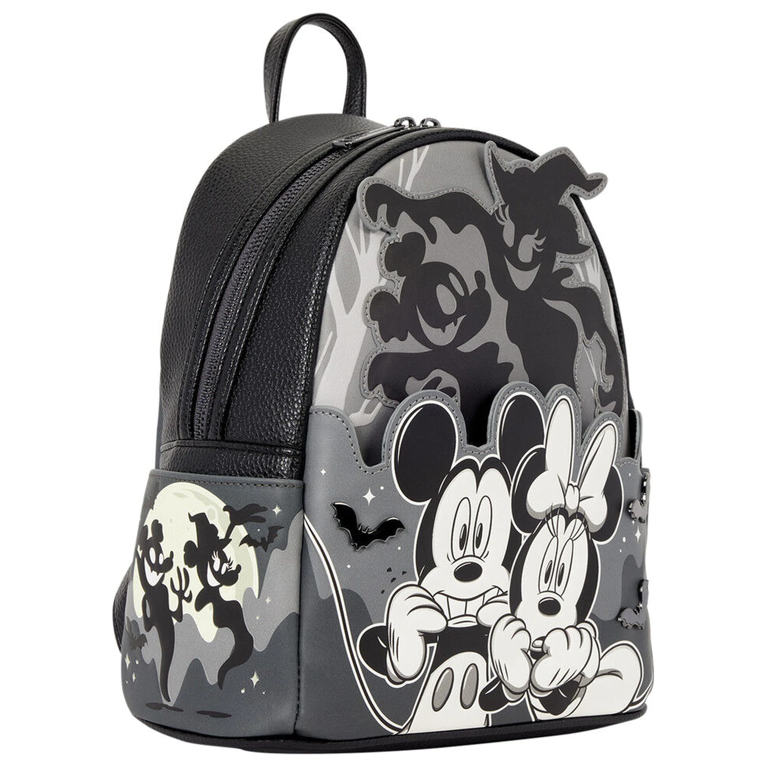 Loungefly Disney Mickey Mickey & Minnie Ghosh batoh 26cm fotografii produktu