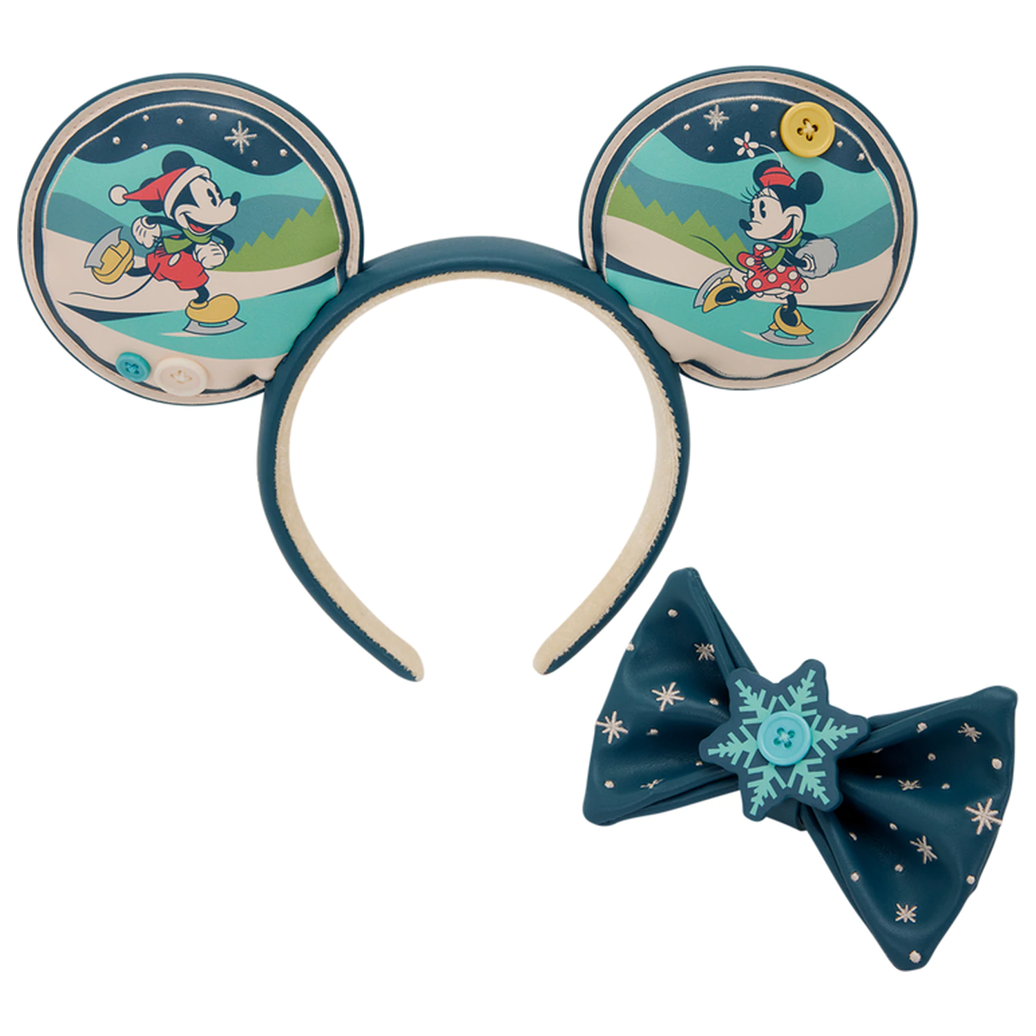 Loungefly Disney Mickey & Minnie Holiday čelenka fotografii produktu