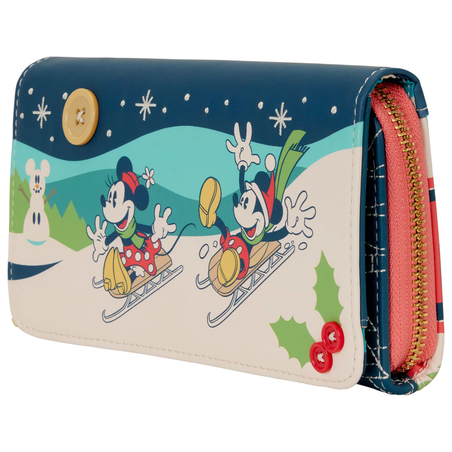 Loungefly Disney Mickey & Minnie Holiday peněženka fotografii produktu