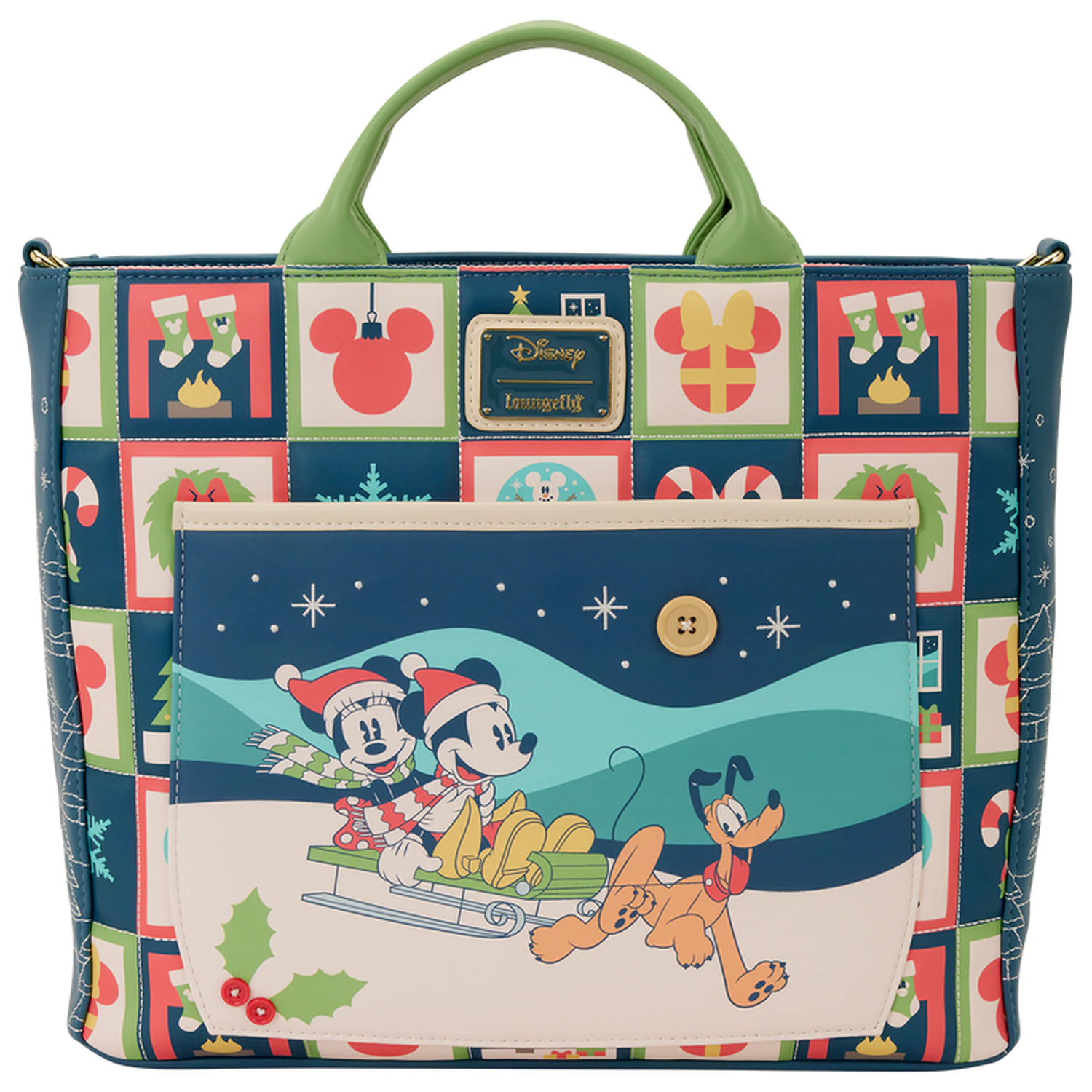 Loungefly Disney Mickey & Minnie Holiday taška fotografii produktu