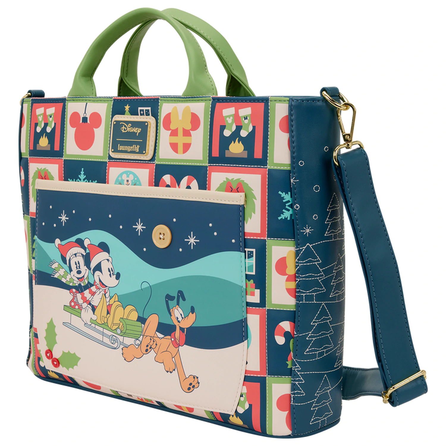 Loungefly Disney Mickey & Minnie Holiday taška fotografii produktu