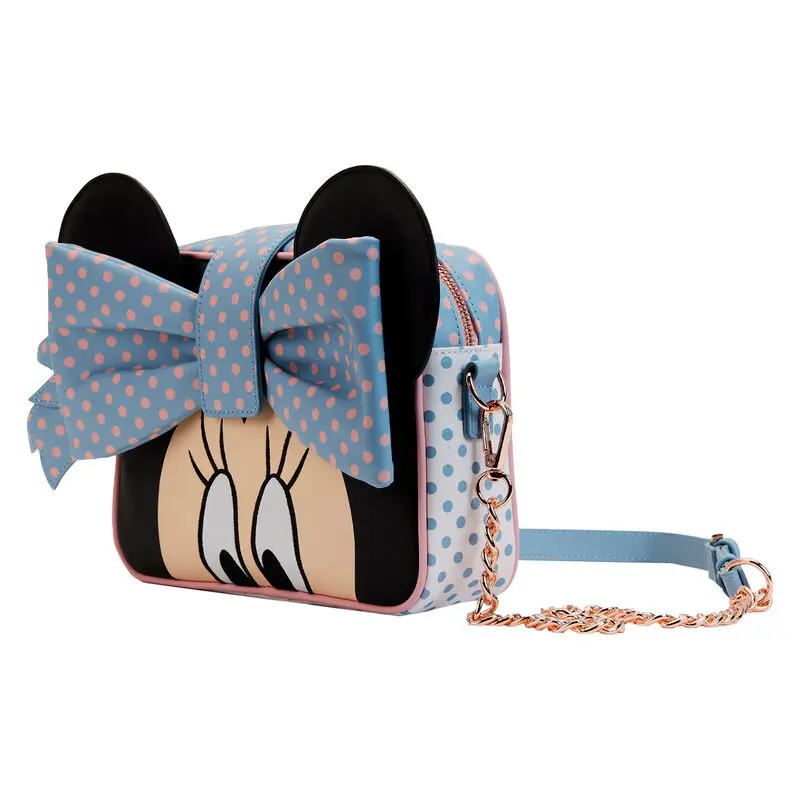 Loungefly Disney Minnie Mouse Pastel Polka Dot crossbody taška fotografii produktu