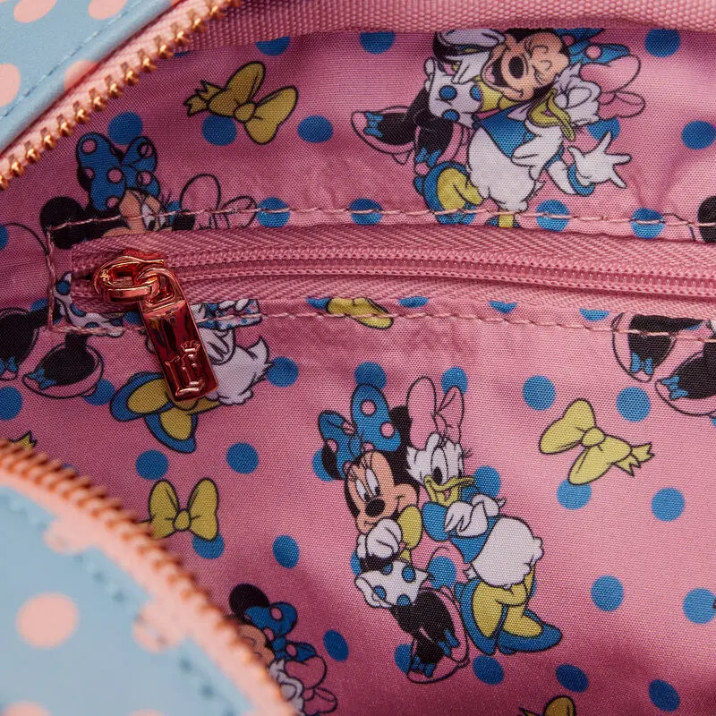 Loungefly Disney Minnie Mouse Pastel Polka Dot crossbody taška fotografii produktu