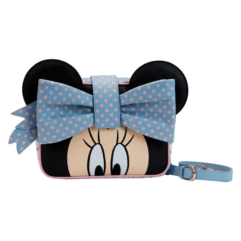 Loungefly Disney Minnie Mouse Pastel Polka Dot crossbody taška fotografii produktu